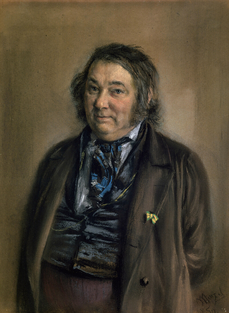 Staatsminister Freiherr von Schleinitz by Adolph Menzel