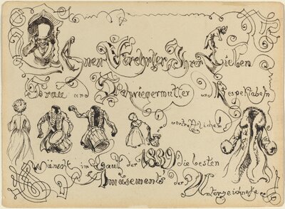 A New Year's Greeting by Adolph Menzel