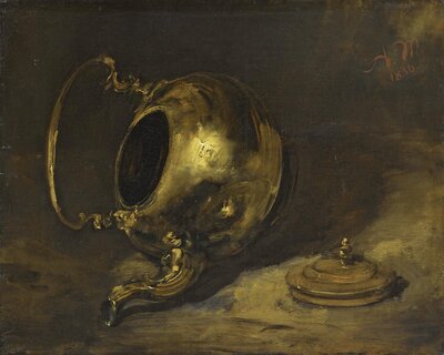 Upturned Kettle by Adolph Menzel