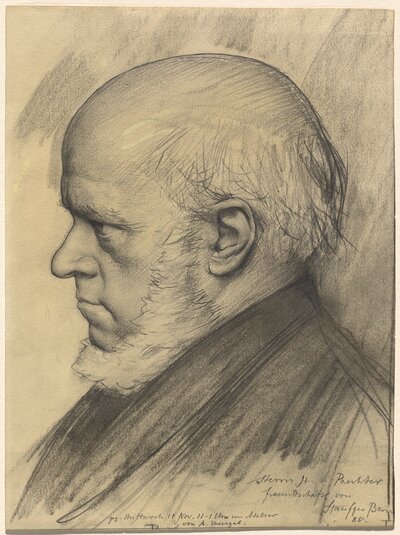 Portrait of Herr H. Paethke by Adolph Menzel