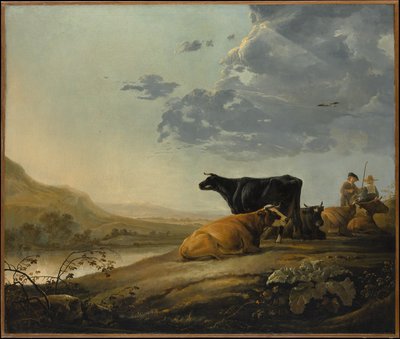 Landscape with Trees and a Gate by Aelbert Cuyp