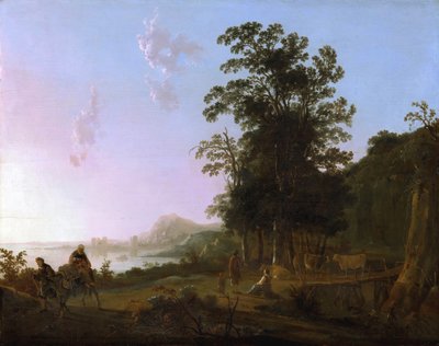 River Landscape with Horsemen by Aelbert Cuyp