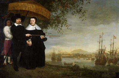 Portrait of a Merchant and His Wife by Aelbert Cuyp