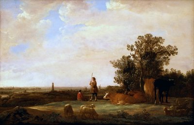 Landscape with Shepherd and Flock by Aelbert Cuyp