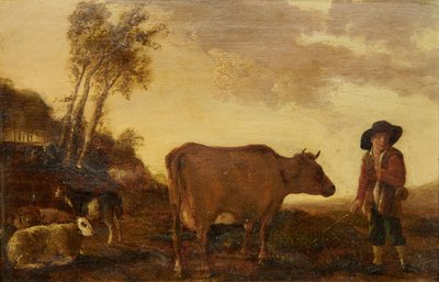 Young Herdsman with Cattle by Aelbert Cuyp
