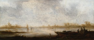 River Landscape with Boats by Aelbert Cuyp
