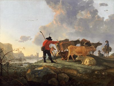 Herdsman with Cattle by Aelbert Cuyp