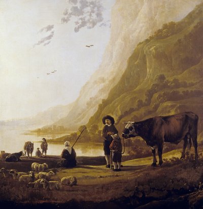 Shepherd Family in a Valley by Aelbert Cuyp