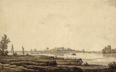 View of a River Estuary by Aelbert Cuyp