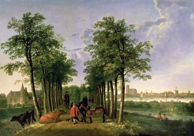 The Avenue at Meerdervoort by Aelbert Cuyp