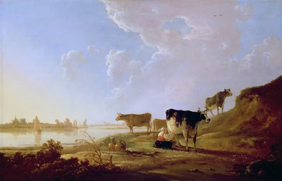 The Milkmaid under a Tree (variant) by Aelbert Cuyp