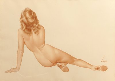 Velvet Curtain by Alberto Vargas