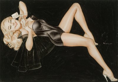 The Crystal Chandelier by Alberto Vargas