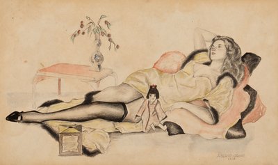The Penthouse View by Alberto Vargas
