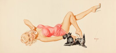 Moonlight Serenade by Alberto Vargas