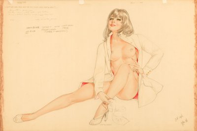 The Gold Lamé by Alberto Vargas