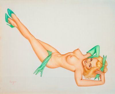 Autumn Roses by Alberto Vargas
