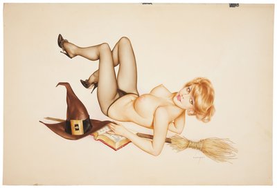 The Artist's Model by Alberto Vargas