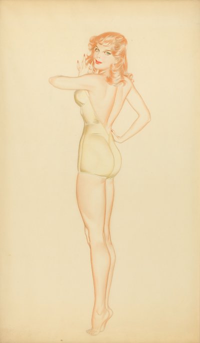 Marcel Wave Portrait by Alberto Vargas