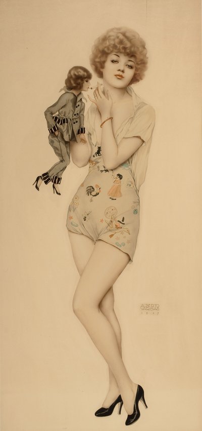 The Golden Glow by Alberto Vargas