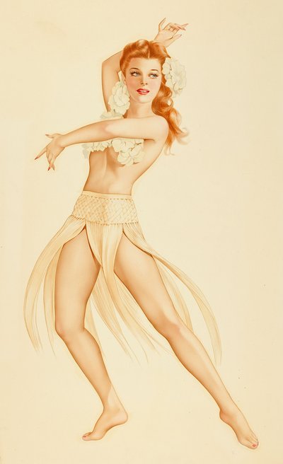 The Ruby Lips by Alberto Vargas