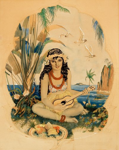 Hawaiian Girl by Alberto Vargas