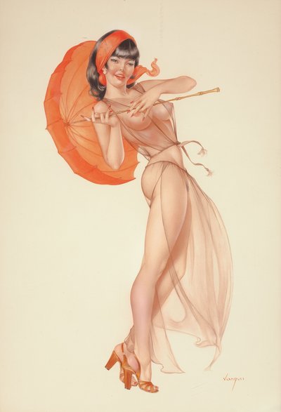 The Copper Bikini by Alberto Vargas