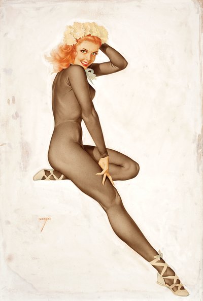 Foxhole Fantasy by Alberto Vargas