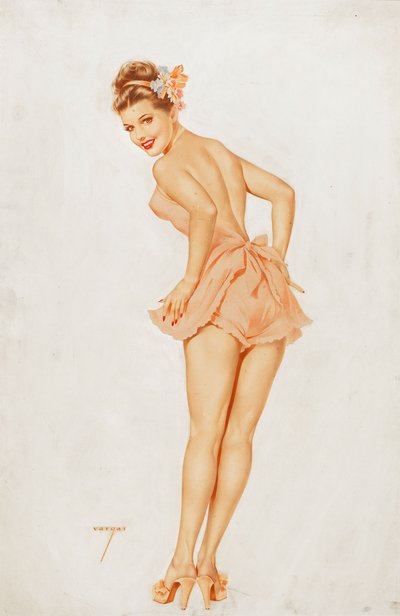 Paratrooper Pin-up by Alberto Vargas