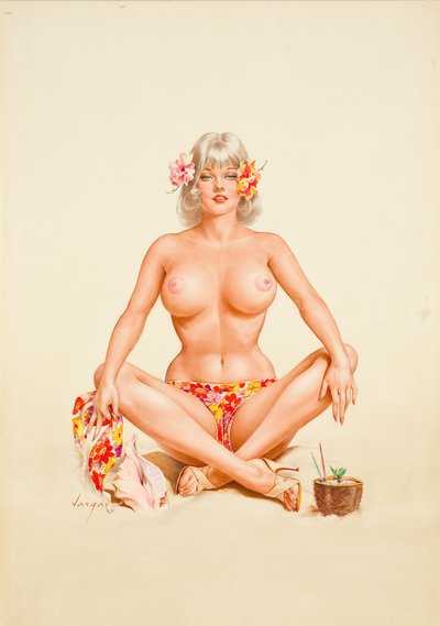 The Platinum Blonde by Alberto Vargas