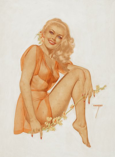 The Pearl Necklace by Alberto Vargas