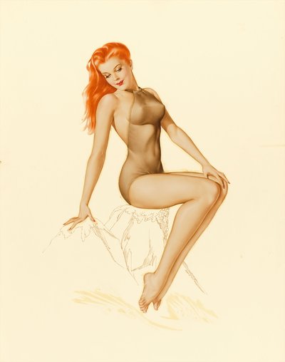 The Aviator's Sweetheart by Alberto Vargas