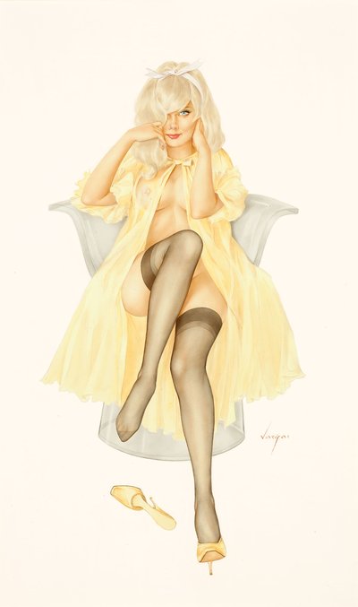 Red Cross Romance by Alberto Vargas