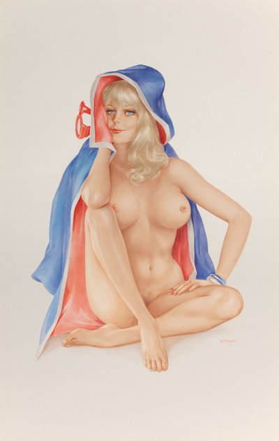 Fashion in Gray by Alberto Vargas