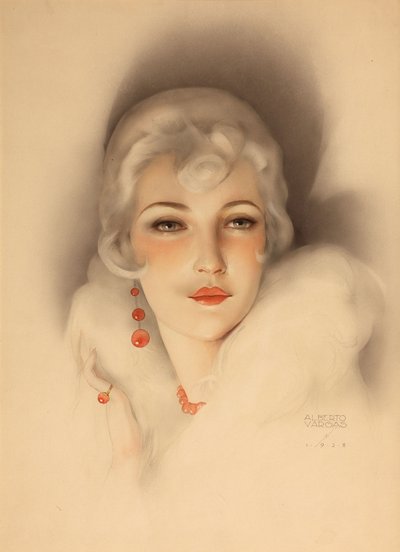 Pin-up Girl 1928 by Alberto Vargas