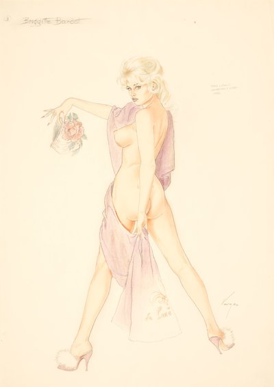 The Silver Sandal by Alberto Vargas