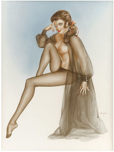 Fashion Editorial 1956 by Alberto Vargas