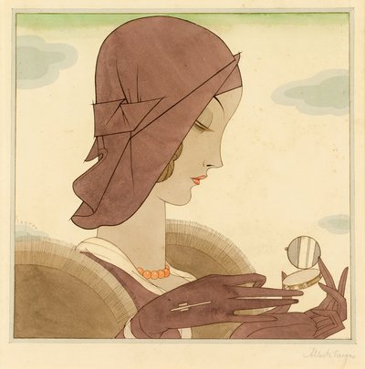 Portrait of a Flapper by Alberto Vargas