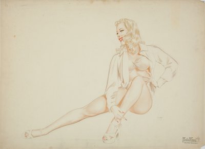 Poolside Glamour by Alberto Vargas