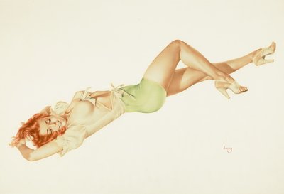 The Sheer Negligee by Alberto Vargas