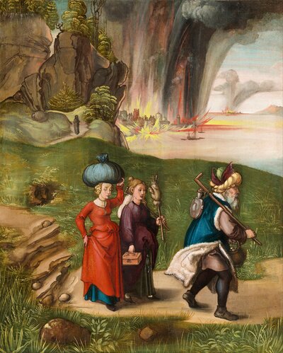 Self-Portrait with Thistle by Albrecht Dürer