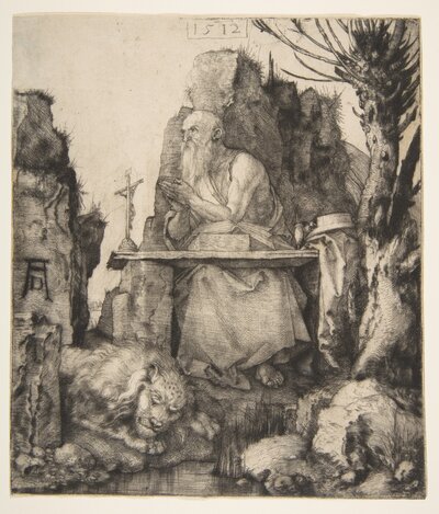 Coat of Arms with a Skull by Albrecht Dürer