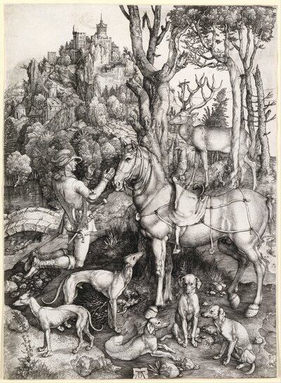 Self-Portrait at the Age of Twenty Eight by Albrecht Dürer