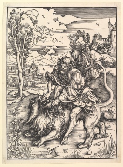 Virgin and Child with a Monkey by Albrecht Dürer