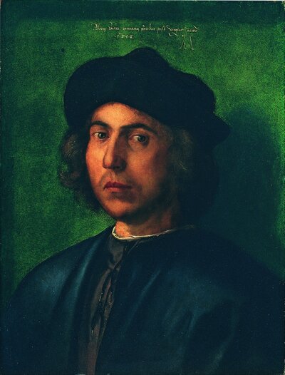 Young Man Portrait (Venice Period) by Albrecht Dürer