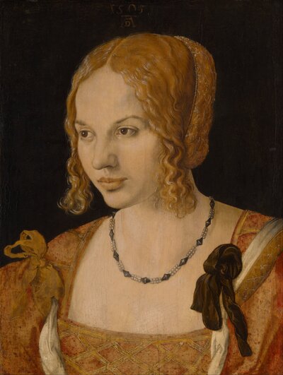 Young Venetian Woman Portrait by Albrecht Dürer