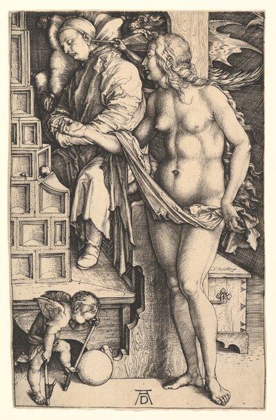 Dürer's Wire Drawing Machine by Albrecht Dürer