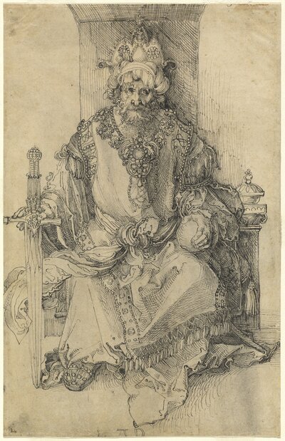Head of the Dead Christ by Albrecht Dürer