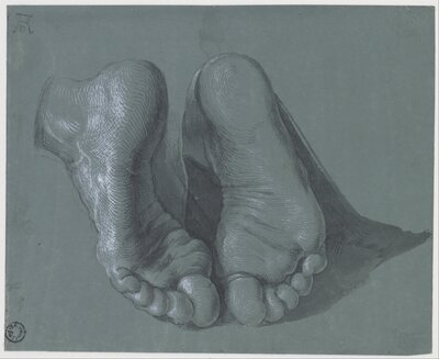 Anatomical Study of Feet by Albrecht Dürer