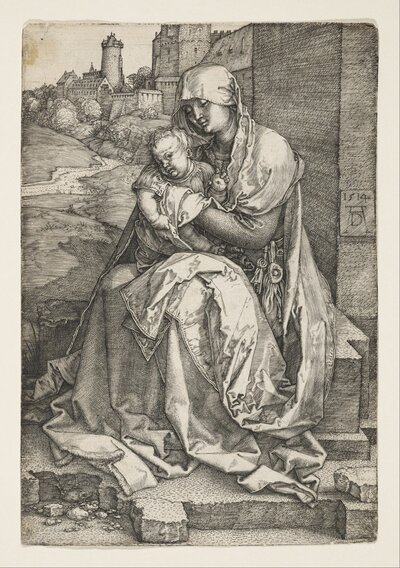 Madonna by the Wall by Albrecht Dürer